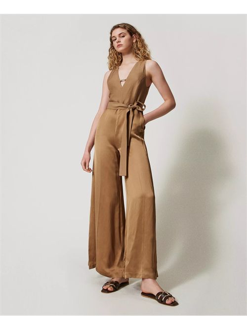 Tuta lunga in envers satin TWINSET | TT2272/12438